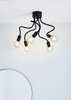 Lampa sufitowa Markslöjd MEDUSA 107931 czarny