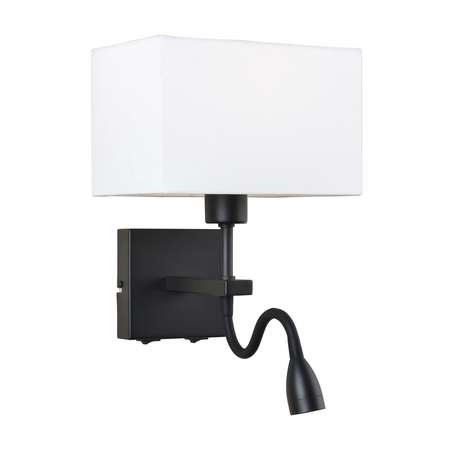 Kinkiet Italux Norte  WL-1122-2-BL-BM-RC-WH Czarny mat