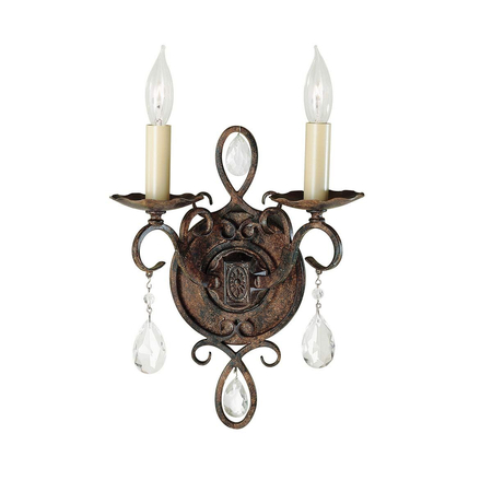 Kinkiet Elstead Lighting Chateau brązowy FE-CHATEAU2