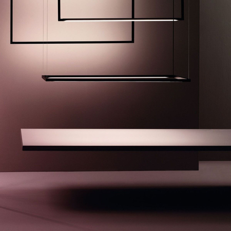 Lampa wisząca Nemo SPILNN52 Spigolo Horizontal Czarna