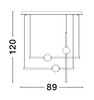 Lampa wisząca Luces Exclusivas AGIL - czarny LE43218