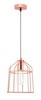 Lampa wisząca Luces Exclusivas RAWSON LE42162 miedziany