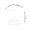 Sollux Lighting Plafon MIKA czarny SL.1281