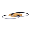 Plafon Italux Poraso PLF-93439-24W-WO Czarny piaskowany