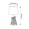 Lampa stołowa Endon Lighting Westie 106794 czarny