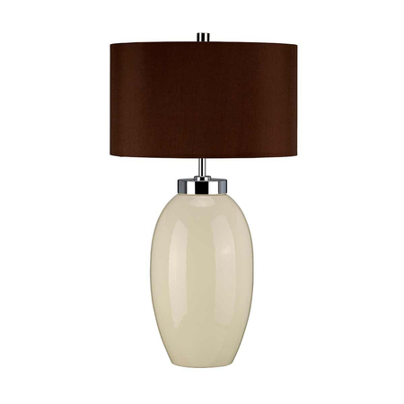 Lampa stołowa Elstead Lighting Victor kremowy VICTOR-SM-TL-CR