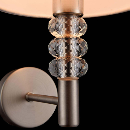 Lampa na ścianę Lincoln Maytoni-MOD527WL-01N - Nikiel