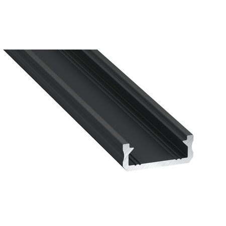 Eko-Light PROFIL ALUMINIOWY SREBRNY TYP D 2m + KLOSZ MLECZNY EKPR0088