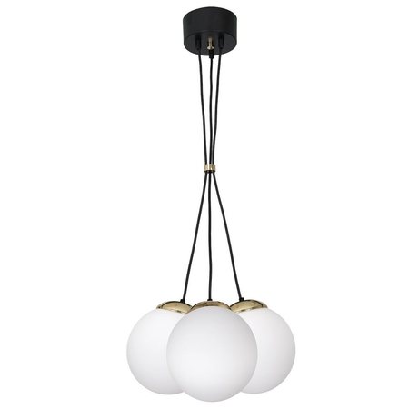 Milagro Lampa wisząca SPARTA BLACK / GOLD 3xE14 MLP6499 CZARNY / ZŁOTY