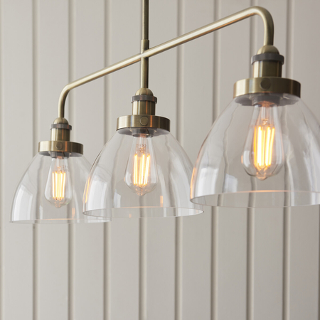 Lampa wisząca Endon Lighting Hansen 103014 mosiądz
