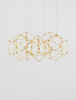 Lampa wisząca Luces Exclusivas ASIS złoty LE42727