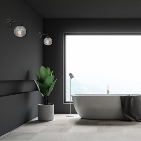 Milagro Kinkiet SOFIA SMOKED 1xE27 MLP6571 CZARNY