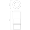 Lampa gruntowa Astro Terra 42 LED 1201007 Anodowane Aluminium