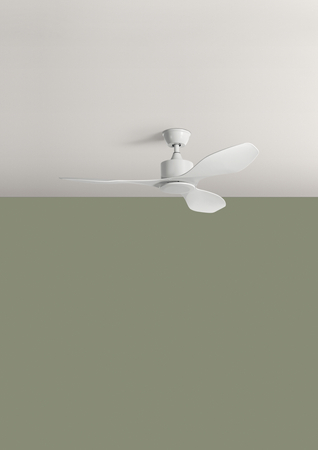 Wentylator RIGA WO biały Ø120 DC 32W 3A, pilot