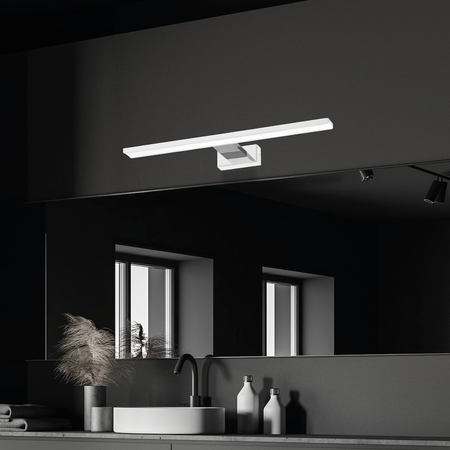 Milagro Kinkiet Shine 60cm 13,8W LED Biały / Chrom ML7882 Biel / Chrom