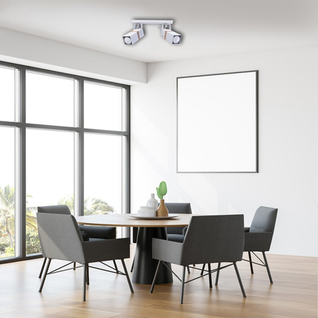 Milagro Lampa sufitowa Vidar 2xGU10 Biały MLP5406 BIAŁY