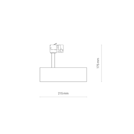 Lampa sufitowa Nowodvorski 8765 CTLS Milo LED 15W, 4000K
