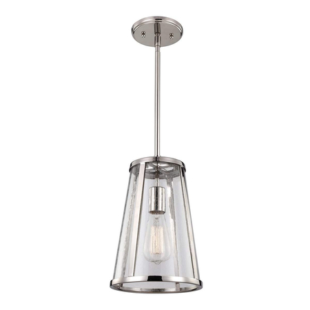 Lampa wisząca Elstead Lighting Harrow szary FE-HARROW-P-S