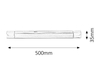 Lampa wewnętrzna Rabalux Band light 2302 biały