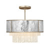 Półplafon / Lampa wisząca Reverie - 4 źródła światła Quintiesse QN-REVERIE-4P-CPG