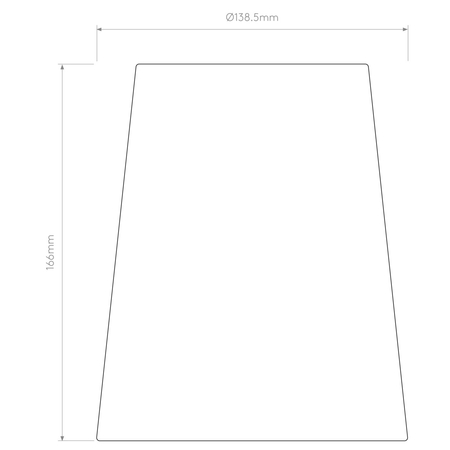 Klosz/Abażur Astro Cone 173 SHADES Shade Ostrygowy (Postarzany Jedwab)