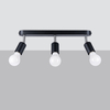 Sollux Lighting Plafon FORNES 3 czarny SL.1122
