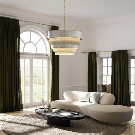 Lampa wisząca Reverie - 12 źródeł światła Quintiesse QN-REVERIE-12P-CPG