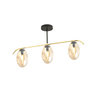 Lampa sufitowa FINES 3 Emibig 1281/3 czarny/złoty