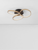 Lampa sufitowa Luces Exclusivas CROIX czarny/złoty LE42656