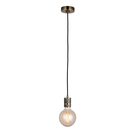 Endon Lighting Lampa wisząca 76587 mosiądz