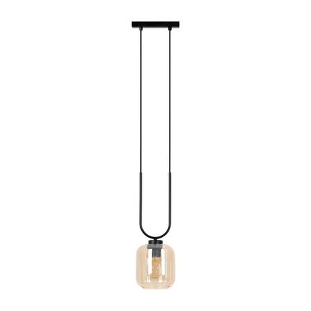 Lampa wisząca Kaja CONI K-5580 czarny, bursztynowy