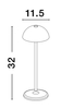 Lampa zewnętrzna Luces Exclusivas BABURO - czarny, przenośna LE73558