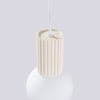 Sollux Lighting Lampa wisząca HALO 1 beżowa SL.1719