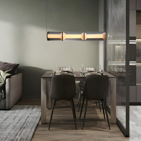 Light Prestige Lampa wisząca Aeris 3 linia dymna LED CCT LP-2137/3L SM