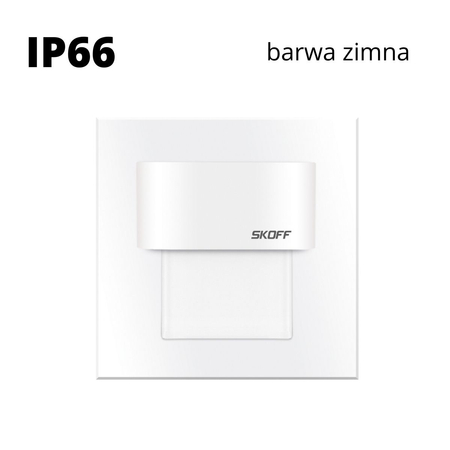 Oprawa schodowa led Skoff Tango Mini Biała Biała zimna IP66