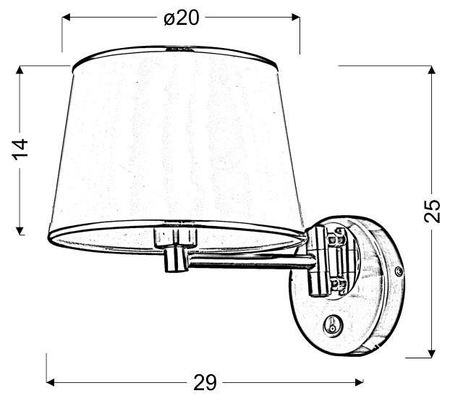 Kinkiet Candellux 21-01279 Ibis