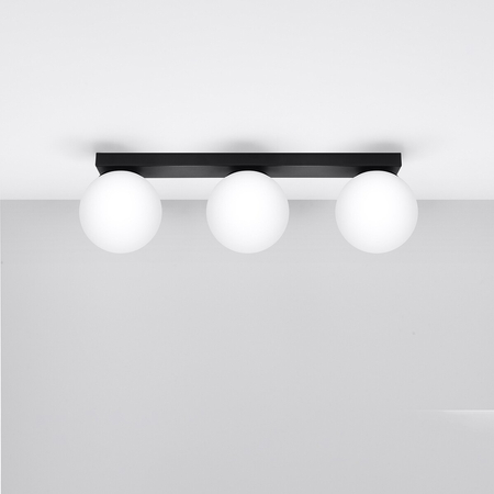 Sollux Lighting Plafon YOLI 3 czarny SL.1153