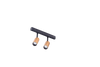 Lampa szynowa magnetyczna 2x3W Azzardo NIKKI AZ4594 czarny/złoty