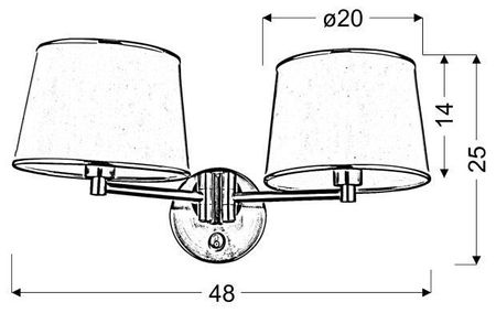 Kinkiet Candellux 22-01309 Ibis