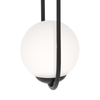 Lampa wisząca PARVA Kaja K-5100 biały/czarny