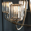 Lampa wisząca Endon Lighting Berenice 104108 nikiel