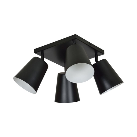 Lampa wisząca PRISM 4 BLACK / WHITE Emibig 385/4 biały/czarny