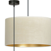 Lampa wisząca HILDE 1 BL WHITE Emibig 1052/1 biały/czarny