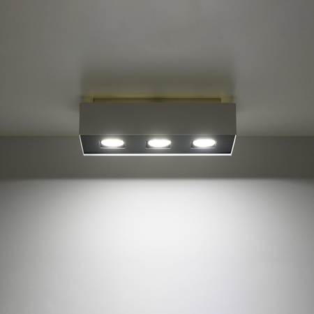 Sollux Lighting Plafon MONO 3 czarny SL.0072