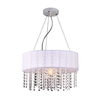 Lampa wisząca Madryt 1xE27 biała LP-81458/1P WH