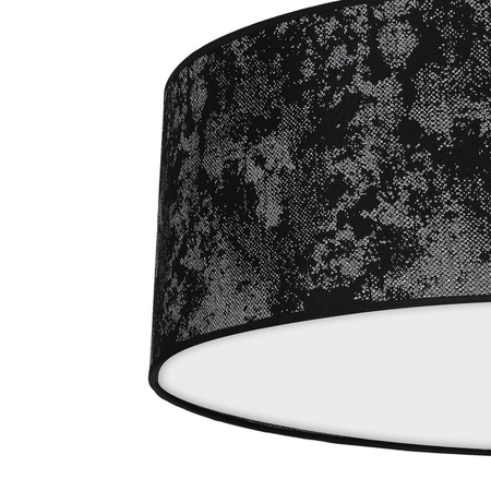 Milagro Lampa Sufitowa SATINO SILVER 3xE27 Ø50cm MLP7329 CZARNY