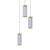 Lampa wisząca Zuma Line MD3147-3A-3GT CALLY LAMPA WISZĄCA ZŁOTA/GOLD