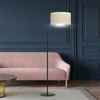 Lampa podłogowa HILDE LP1 BL WHITE Emibig 1052/LP1 biały/czarny