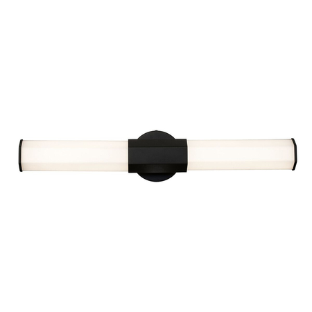 Kinkiet LED Facet - - Matowa czerń Quintiesse QN-FACET-LED2-BK-BATH