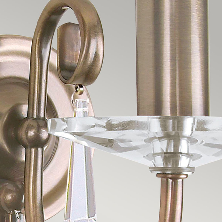 Kinkiet Elstead Lighting Aegean mosiądz AG1-AGED-BRASS